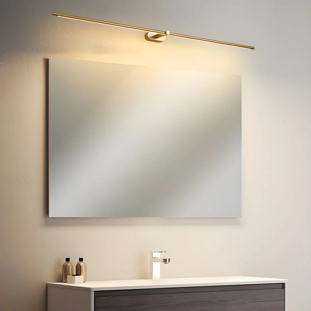 Wall Sconce Slim Linear USB Rechargeable Three-Color Dimmable LED