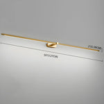 Wall Sconce Slim Linear USB Rechargeable Three-Color Dimmable LED
