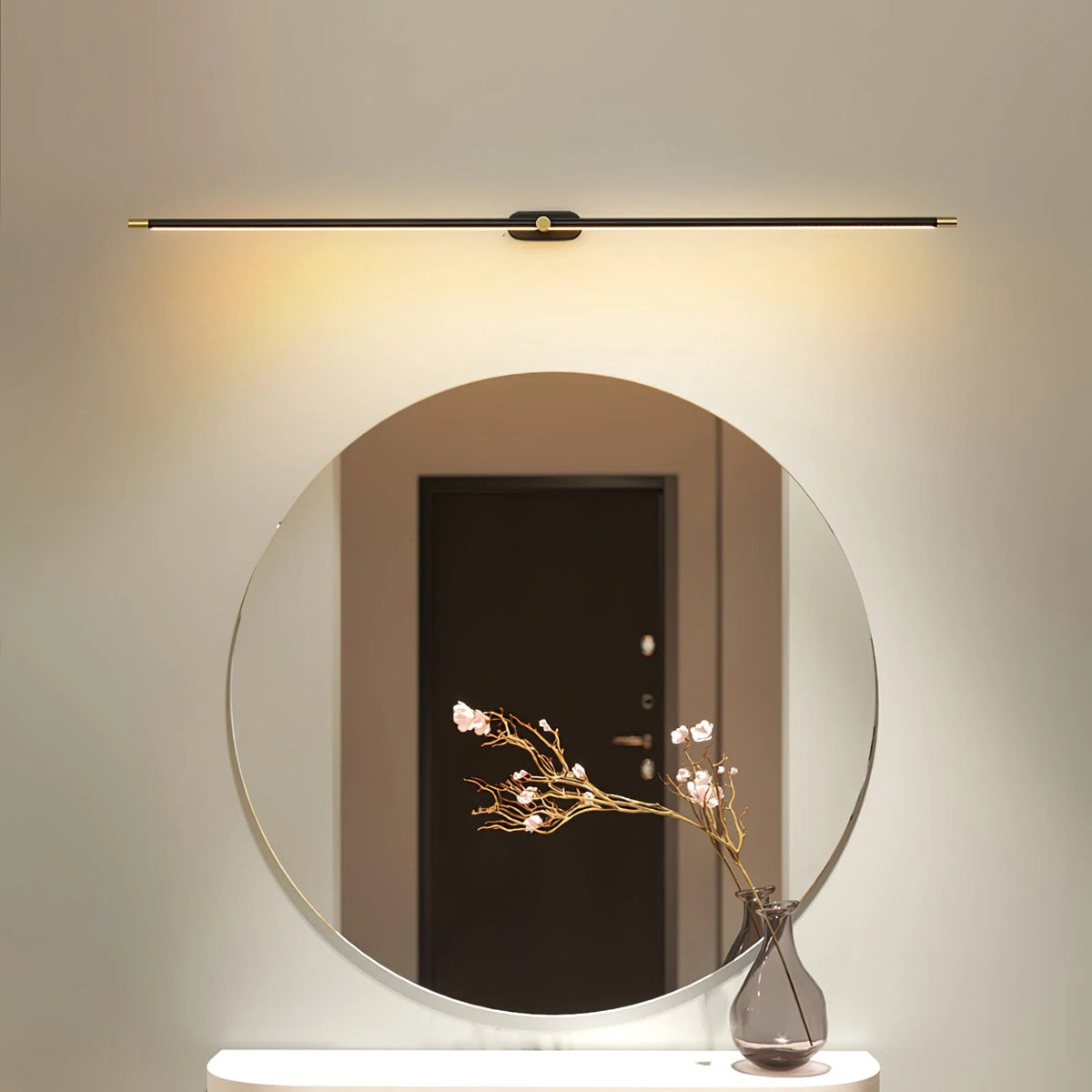 Wall Sconce Slim Linear USB Rechargeable Three-Color Dimmable LED
