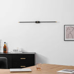 Wall Sconce Slim Linear USB Rechargeable Three-Color Dimmable LED