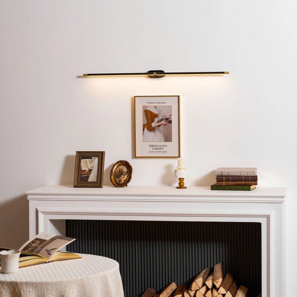 Wall Sconce Slim Linear USB Rechargeable Three-Color Dimmable LED