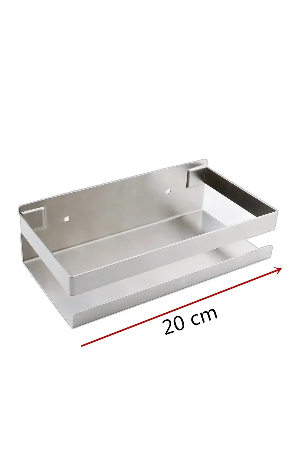 Wall Shelf Metal Wall-Mounted Matte Finish