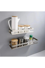 Wall Shelf Metal Wall-Mounted Matte Finish