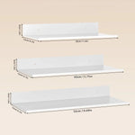 Wall Shelf Powder-Coated Rust-Proof Metal Space-Saving Storage