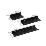 Wall Shelf Titanium Steel Space-Saving Decorative Storage