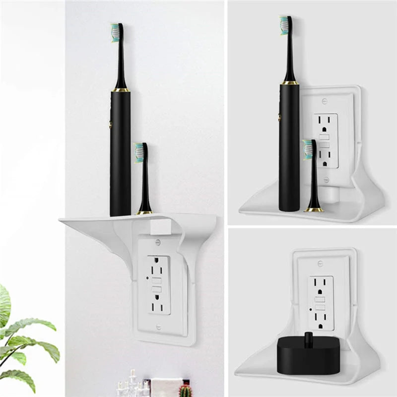 Wall Socket Shelf Space-Saving Cable Management
