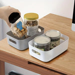 Wall Storage Boxes Wall-Mounted Plastic Set of 10