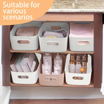 Wall Storage Boxes Wall-Mounted Plastic Set of 10