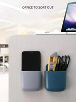 Wall Storage Organizer Adhesive No-Drill With 2 Hooks