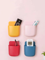 Wall Storage Organizer Adhesive No-Drill With 2 Hooks