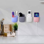 Wall Storage Organizer Adhesive No-Drill With 2 Hooks