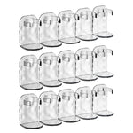 Wall Storage Shelf Transparent Modular Drill-Free Mounting