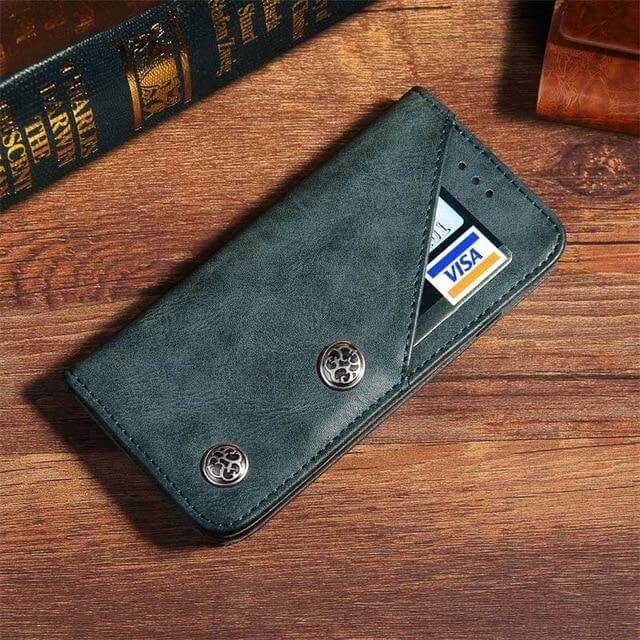 Wallet Phone Case Card Pocket Kickstand Waterproof