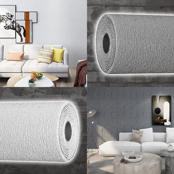 Wallpaper Peel & Stick 3D Textured Water-Resistant