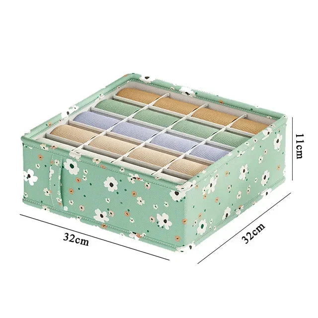 Wardrobe Organizer Foldable Breathable Fabric Compartments