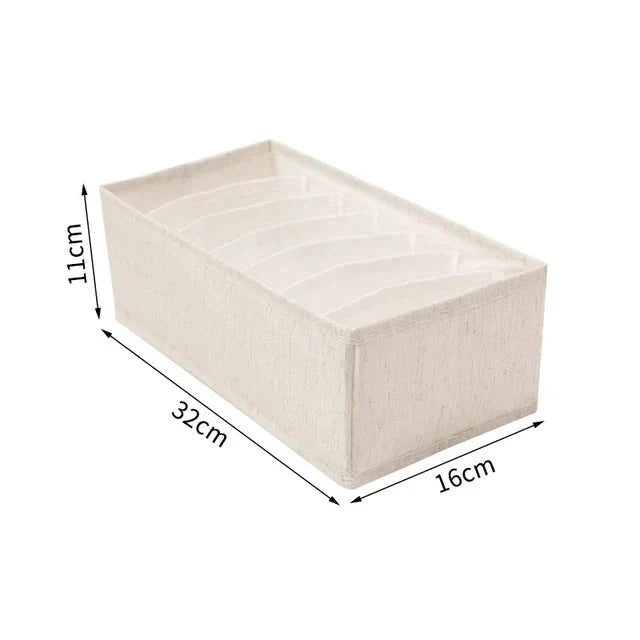 Wardrobe Organizer Foldable Breathable Fabric Compartments