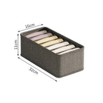 Wardrobe Organizer Foldable Breathable Fabric Compartments