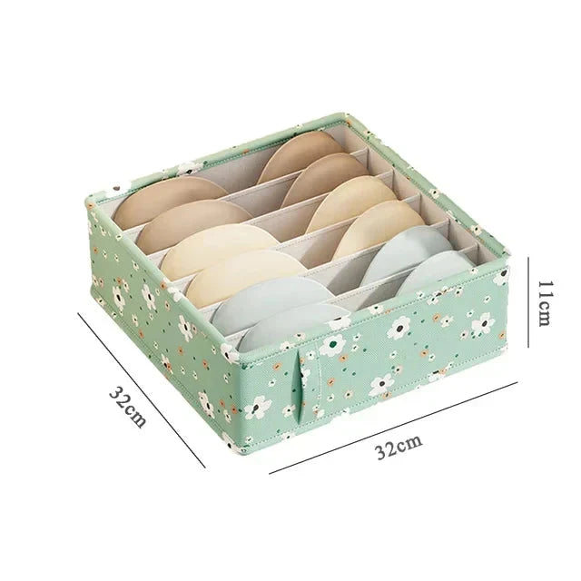 Wardrobe Organizer Foldable Breathable Fabric Compartments