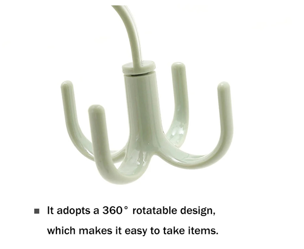 Wardrobe Organizer Hanger 4 Hooks 360° Rotating