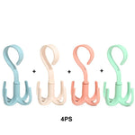 Wardrobe Organizer Hanger 4 Hooks 360° Rotating