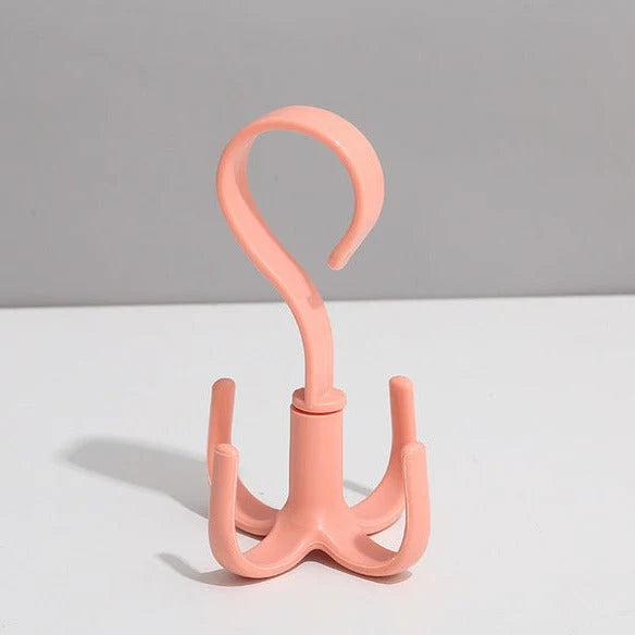 Wardrobe Organizer Hanger 4 Hooks 360° Rotating