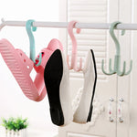Wardrobe Organizer Hanger 4 Hooks 360° Rotating