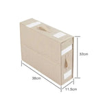 Wardrobe Storage Box Foldable Dust-Resistant Clear Window & Carry Handles