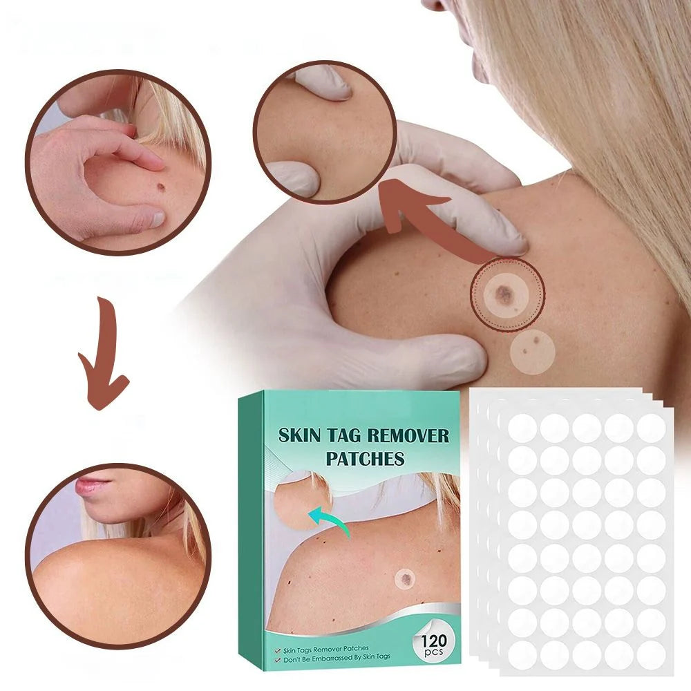 Wart Removal Patches Hydrocolloid Transparent Set of 120