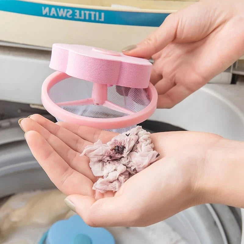 Washing Machine Lint Remover Floating & Reusable Filter