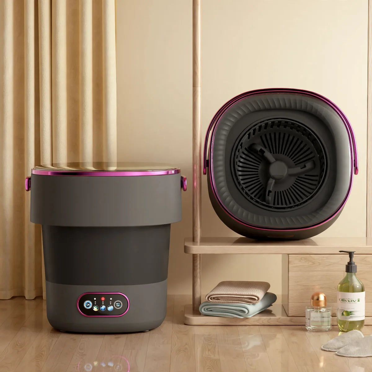 Washing Machine Portable Folding Integrated Spin-Dry 5 Kg