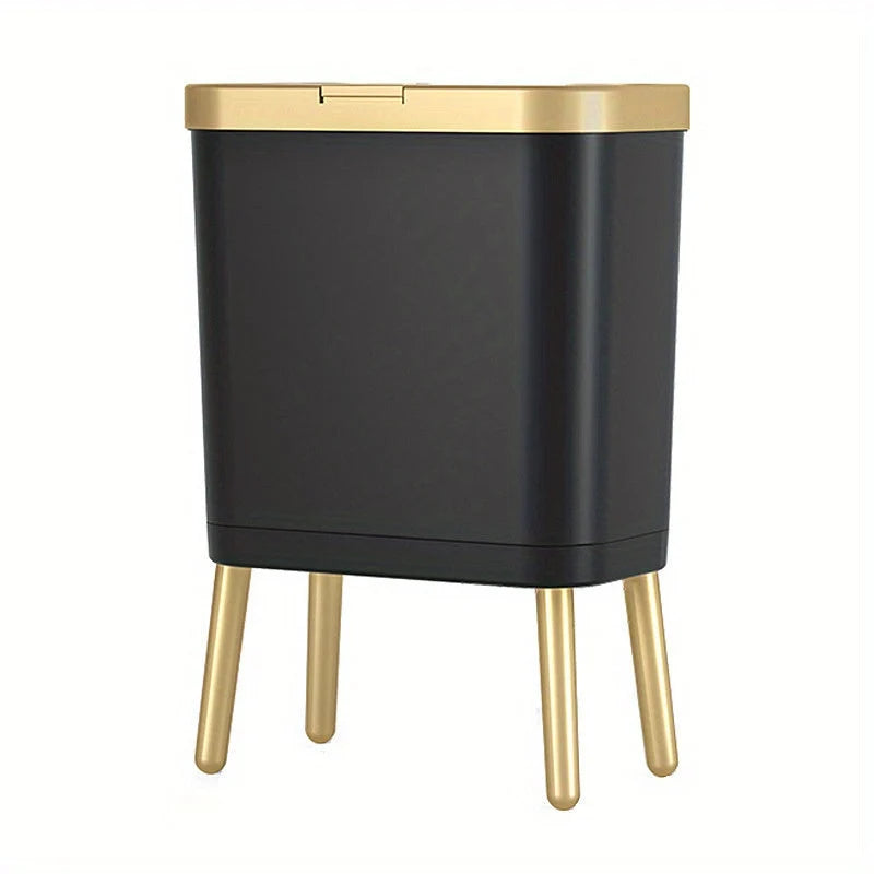 Waste Bin Slim 15L Odour-Sealing Flip-Top