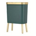 Waste Bin Slim 15L Odour-Sealing Flip-Top