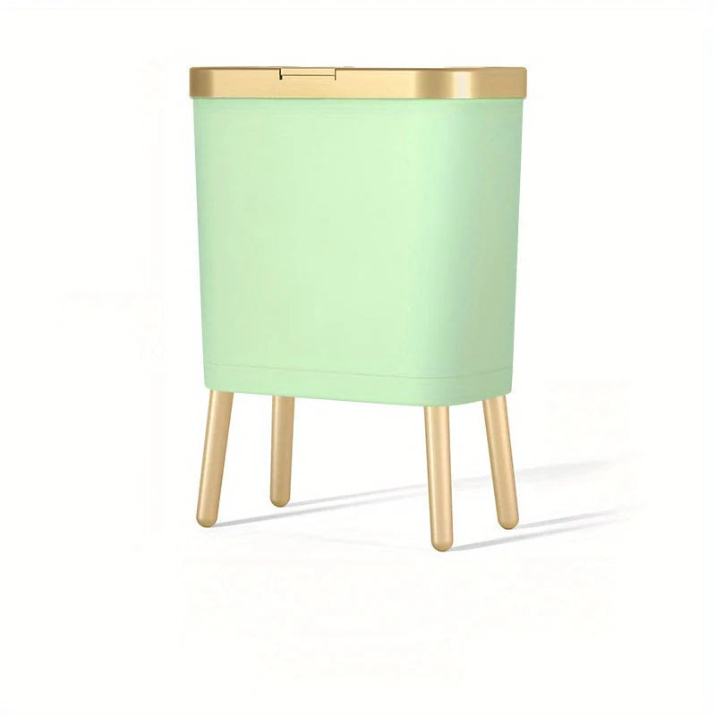 Waste Bin Slim 15L Odour-Sealing Flip-Top