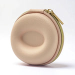 Watch Travel Case Pebbled Leather Crush-Proof Hard Shell Velvet Lined