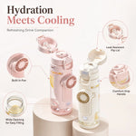 Water Bottle Built-In Fan & Cooling Mist