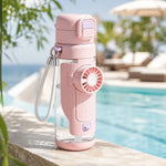 Water Bottle Built-In Fan & Cooling Mist