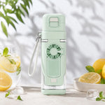 Water Bottle Built-In Fan & Cooling Mist