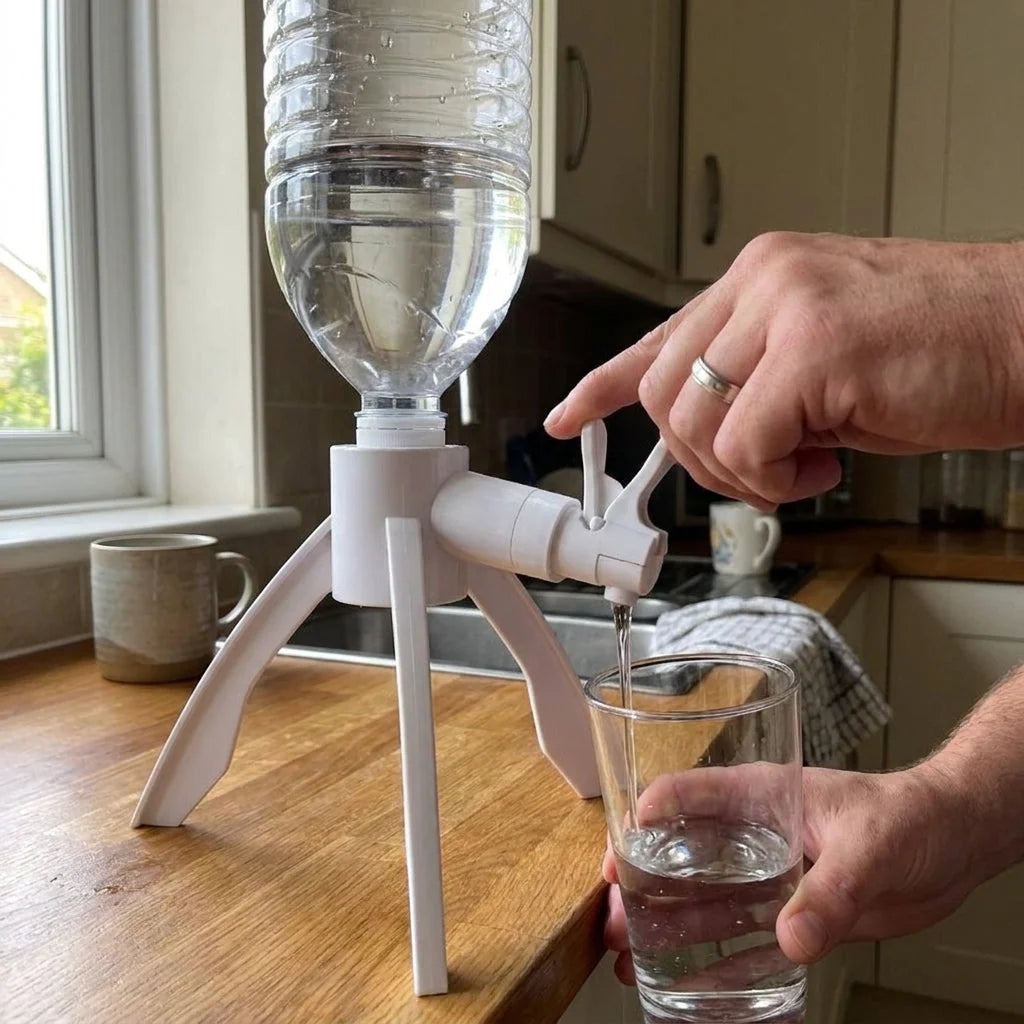 Water Bottle Dispenser Screw-On Manual Press Tap