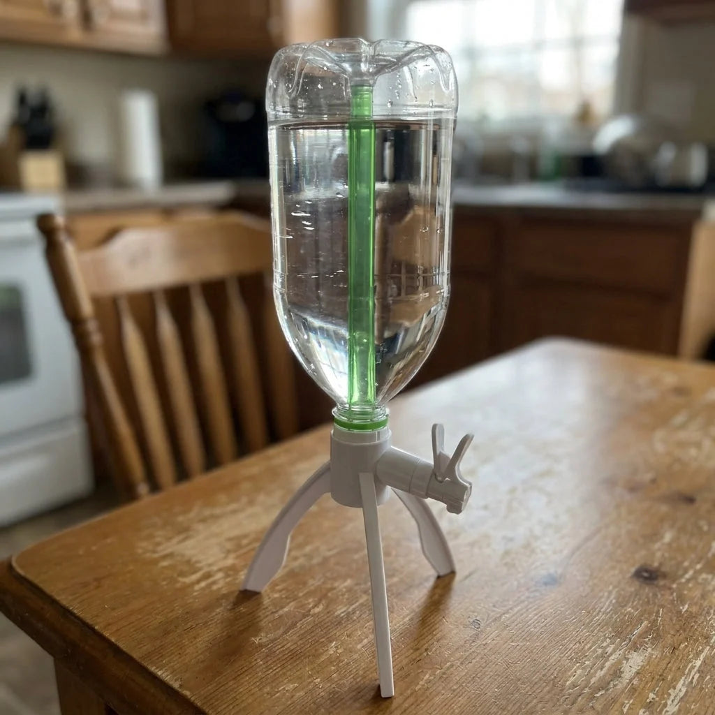 Water Bottle Dispenser Screw-On Manual Press Tap