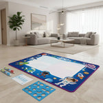 Water Drawing Mat for Kids Reusable Mess-Free Quick-Drying