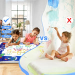 Water Drawing Mat for Kids Reusable Mess-Free Quick-Drying
