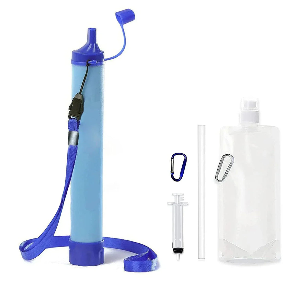 Water Filter Straw Removes Bacteria & Parasites 4,000L Capacity