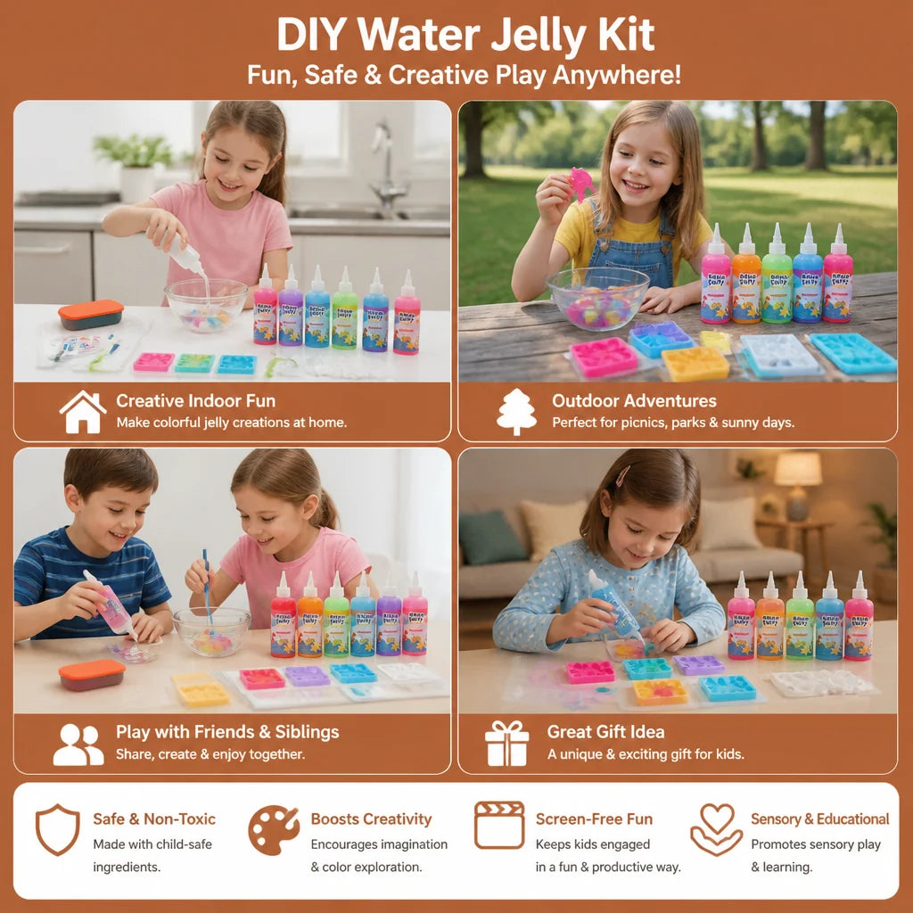 Water Jelly Kit Gel & Reusable Moulds