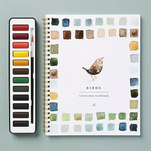 Watercolour Workbook Spiral-Bound Guided Projects