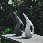 Watering Can Abstract Design Ergonomic Handle Weather-Resistant