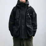 Waterproof Jacket Lightweight Packable Adjustable Hood & Cuffs