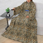 Wearable Blanket Sherpa Fleece Long Sleeves & Front Pocket
