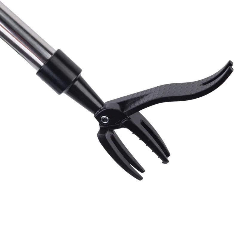 Weed Puller Tool Long Handle 3-Claw Metal Head