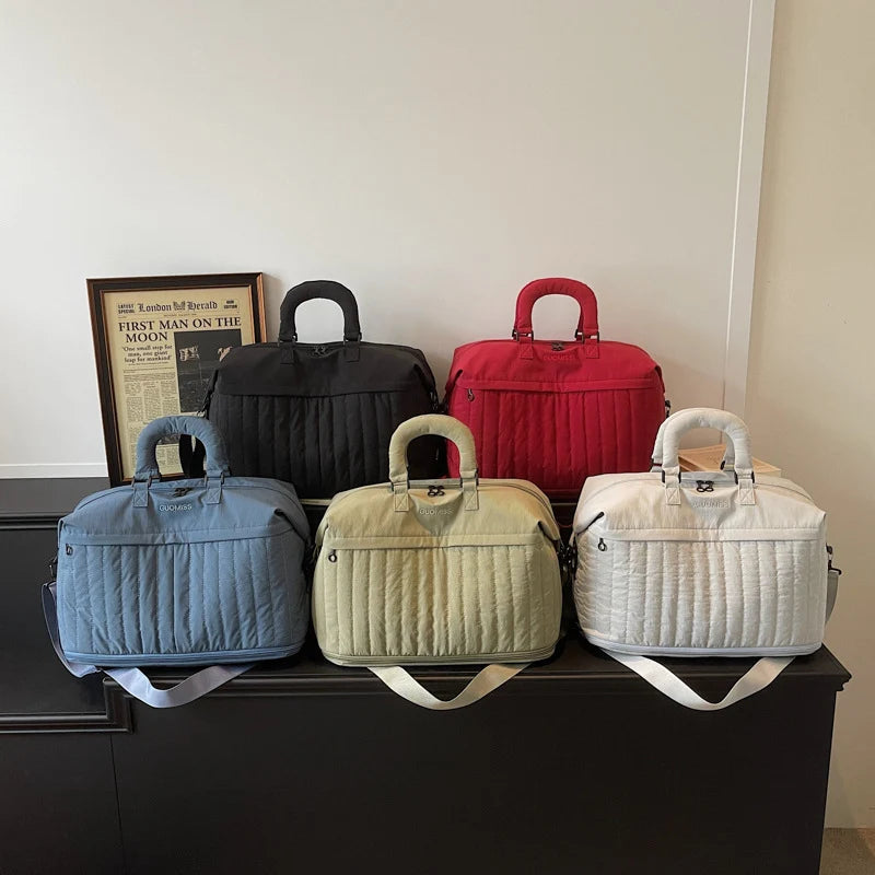 Weekender Bag Spacious Multi-Pocket Durable Fabric