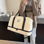 Weekender Bag Spacious Water-Resistant Adjustable Padded Strap
